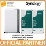 SYNOLOGY 2-Bay Diskstation DS223J Bundle with Synology HAT3300 2 x 12TB